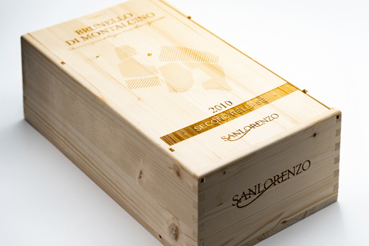 картинка Брунелло ди Монтальчино Санлоренцо 2010 г/у  (набор из двух  бутылок в деревянном ящике) от магазина Юта