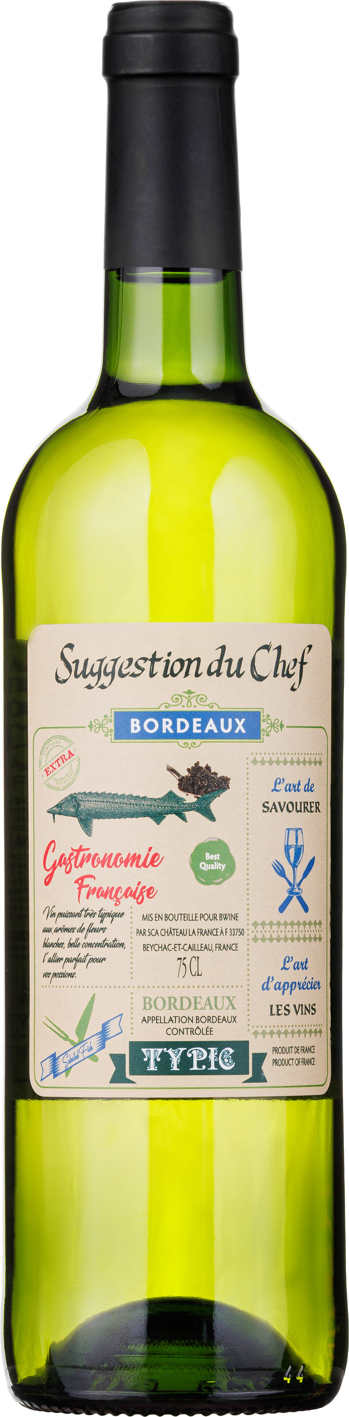 картинка Сюгжестион дю Шеф Типик Бордо 2024 г/у от магазина Юта