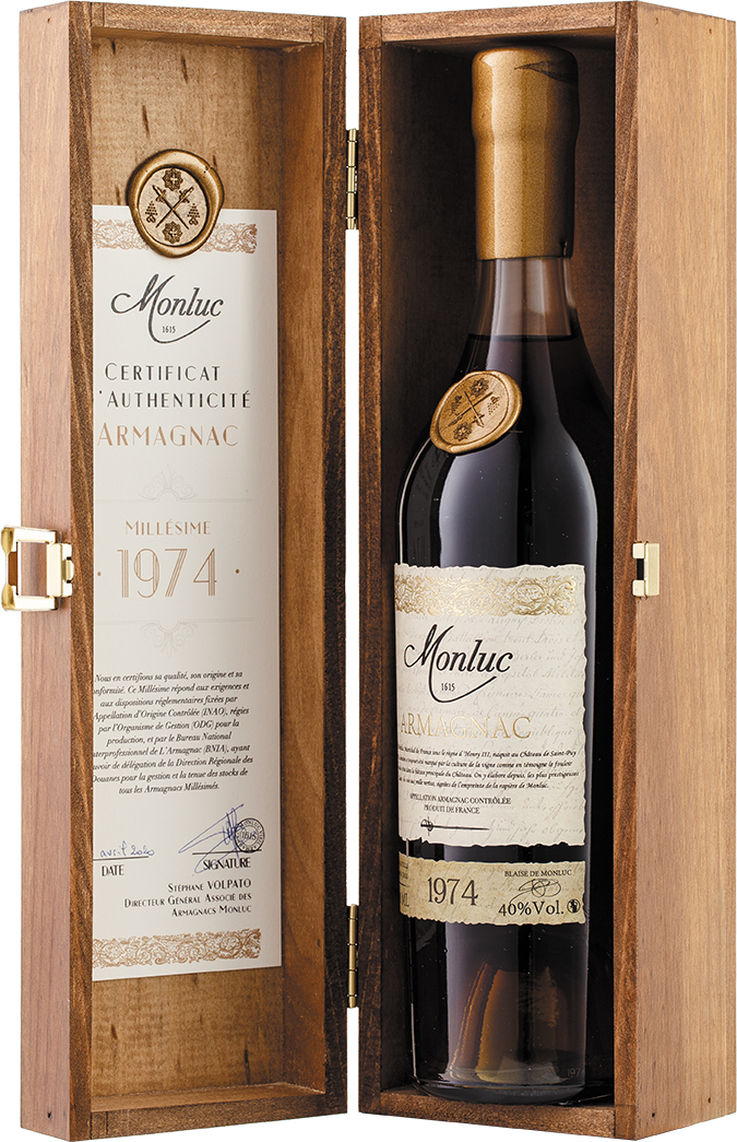 картинка Монлюк Арманьяк 1974 от магазина Юта